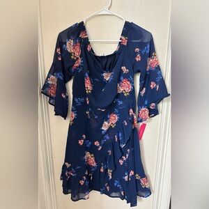 Off shoulder mini dress